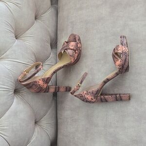 Michael Kors heeled sandals, size 7.5